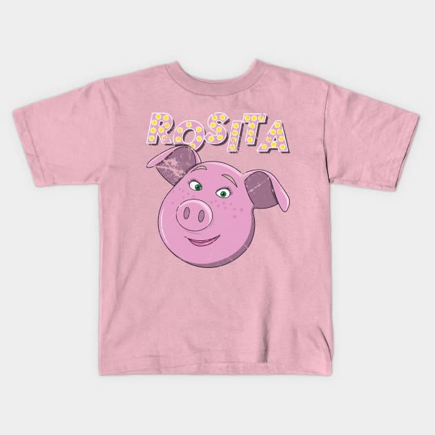 Rosita - Sing! Kids T-Shirt by necronder